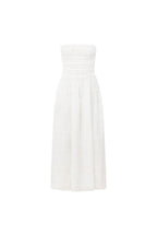 Bridal White Strapless Panel Maxi Delta Dress