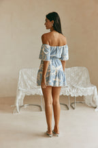 Harp Dress - Ink Floral
