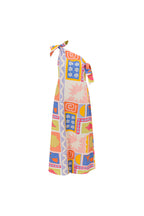 Solis Tropical Print One Shoulder Maxi Seraphine Dress