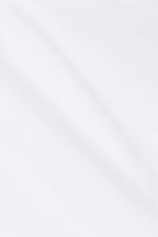 Bridal White Gathered Drawstring Mini Joslin Dress