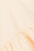 Cream Button-Up Mini Alfresco Dress