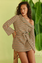 Cabana Dress - Geo Stripe