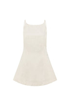 Cream Backless Thin Strap Mini Kirra Dress