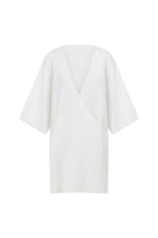 White Wrap Mini Jessie Wrap Dress
