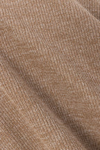 Tan Long Sleeve Cut Out V Neck Maxi Belora Dress
