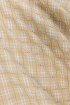 Khaki Gingham Strappy Maxi Lissa Dress