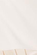 White Strapless Pleated Mini Izel Dress