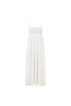 White Strappy Babydoll Maxi Mersy Dress