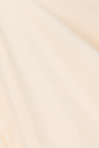 Cream Backless Maxi Hart Dress