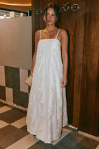 Melena Dress - Beige Flower