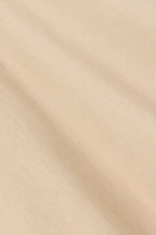 Tan Short sleeve Button Up Collar Mini Dela Dress