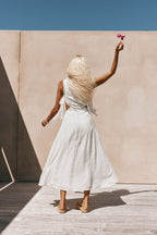 Aurelia Cutout Maxi Dress - White
