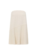 Beige Strapless Mini Addison Dress