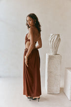 Mahya Dress - Chocolate