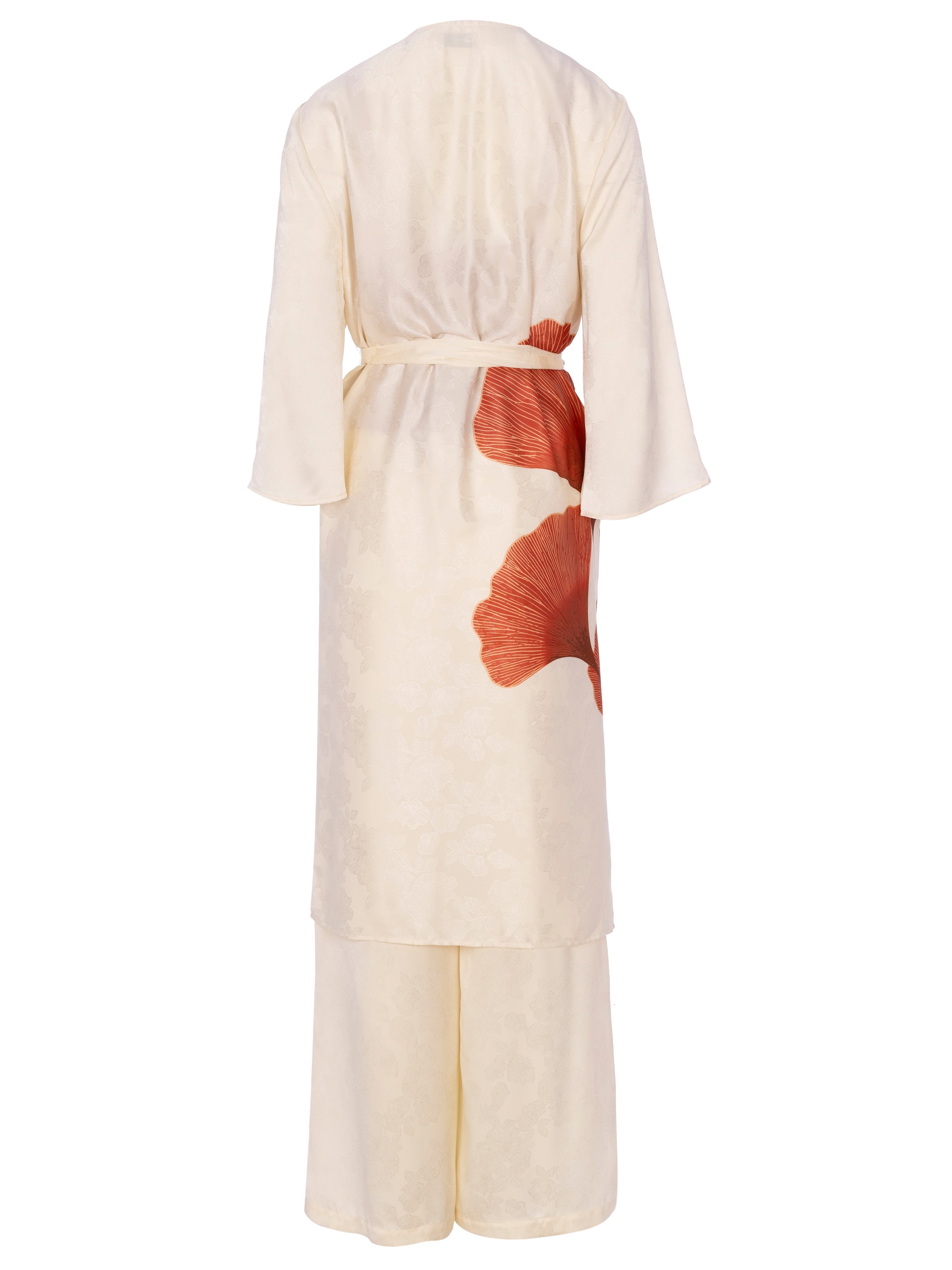 LEAR - Conjunto jacquard estampado Ginko, para invitadas de boda, fiesta y eventos de primvera y verano. MIOH es la marca que eligen las influencers de España para sus eventos, como bodas y fiestas