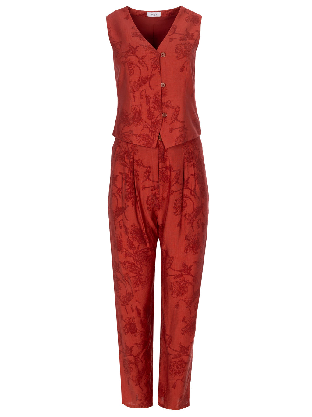 MONTESCO - Traje tela floral botánica, para ser la invitada de boda perfecta y fiesta esta primavera verano. MIOH es la marca que eligen las influencers de España para sus eventos, como bodas y fiestas