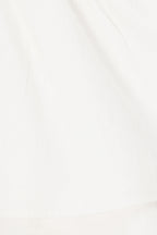 White Button-Up Mini Alfresco Dress