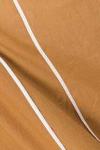 Tan Panel Flouncy Maxi Avala Dress