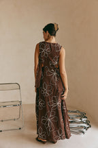 Aurelia Dress - Chocolate Floral