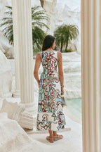 Blue Floral Paradesios Print