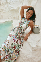 Blue Floral Paradesios Print