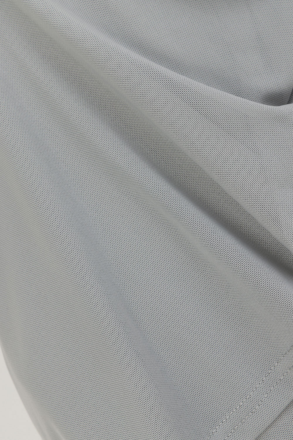 Grey One Shoulder Ruched Mini Dally Dress