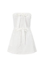 Tulia Tie Mini Dress - White
