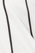 White Strappy Binding Maxi Magnolia Dress