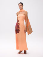 CAPE MAXI - Capa estampado maxi flor, perfecto para invitadas de boda y fiesta spring summer. MIOH es la marca que eligen las influencers de España para sus eventos, como bodas y fiestas