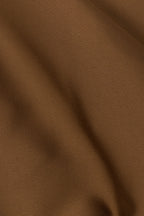 Chocolate Brown Strappy Asymmetric Mini Del Ray Dress