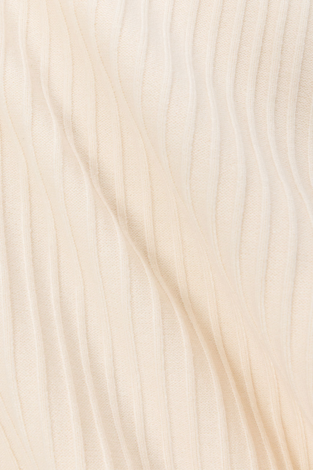 Cream Ribbed Knit Maxi Sorrento Dress