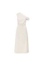 Bridal Cream One Shoulder Maxi Indy Dress