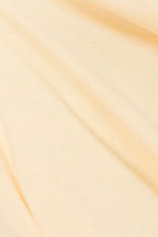 Cream Ruched Maxi Ema Dress