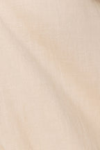 Beige Milkmaid A-Line Maxi Arlette Dress