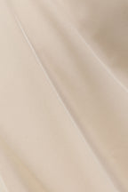 Beige Silky Halter Maxi Rani Dress