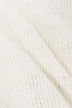 White Knit Strapless Maxi Kamari Dress