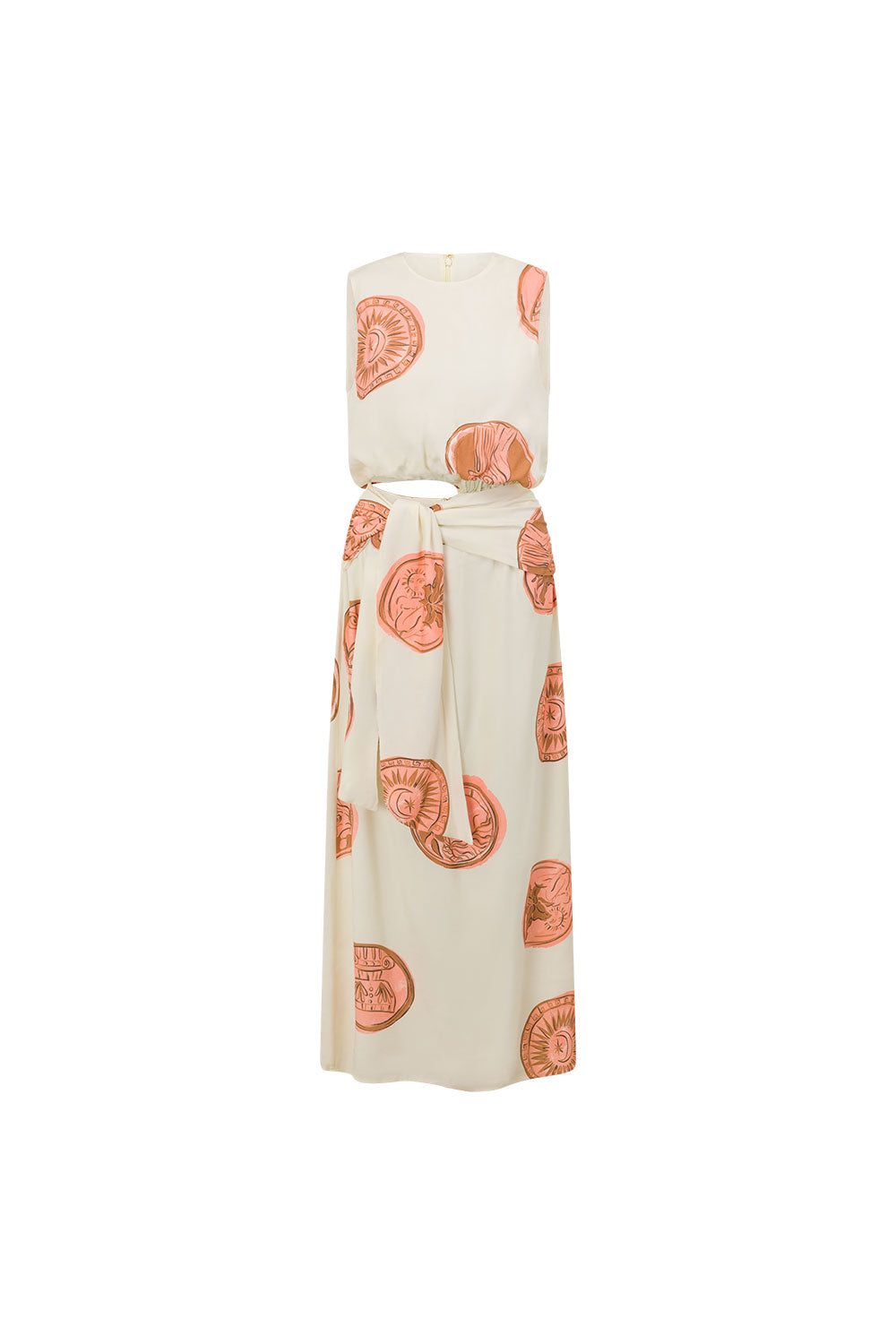 Cream Nomisma Sea Shell Print Maxi Millie Dress